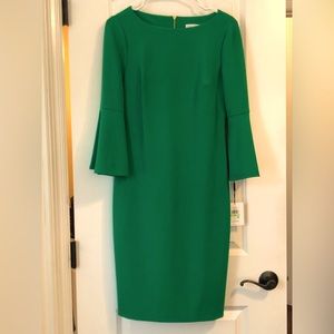 Calvin Cline bell-sleeve shift dress